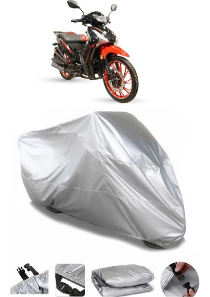 Arora Smart 50 Gri Motosiklet Brandası Premium Kalite