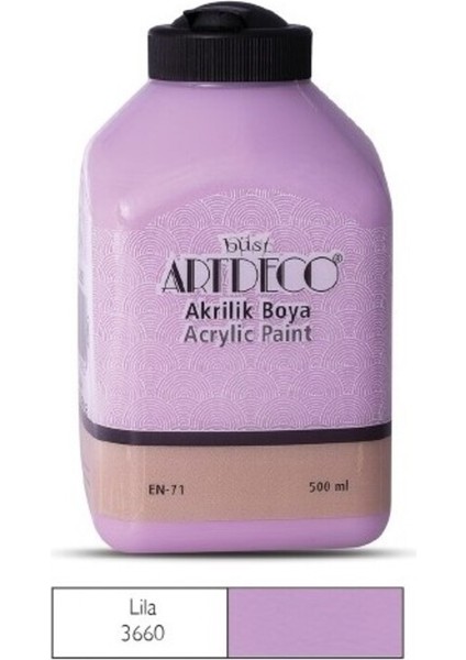 500ML 3660 Lila Akrilik Boya
