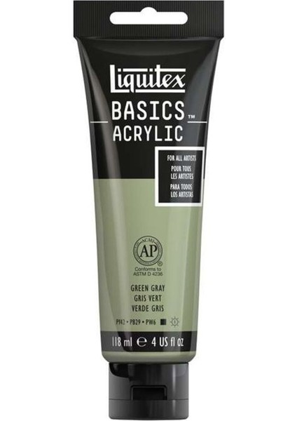 Basics Akrilik Boya 118 ml Green Gray 205