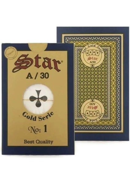 Gold Series No:1 A/30 Iskambil, Biriç Oyun Kağıdı 2 Deste (Mavi, Kırmızı) Oyun Kartı modelleri