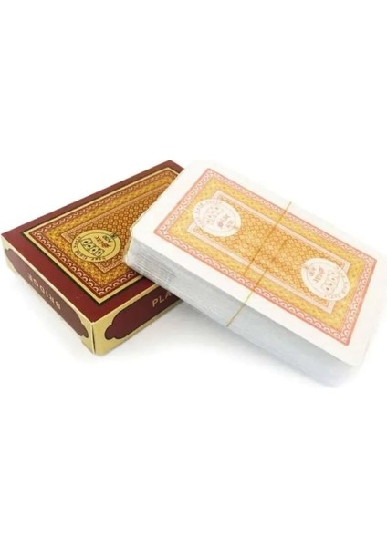 Gold Series No:1 A/30 Iskambil, Biriç Oyun Kağıdı 2 Deste (Mavi, Kırmızı) Oyun Kartı fırsatları