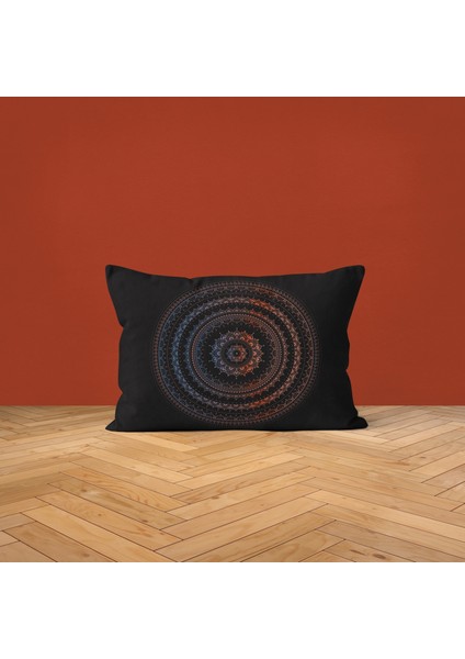 Dark Mandala Çift Taraflı Yastık Kılıfı - 2 Adet