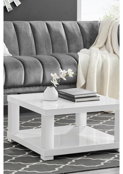 Parlak Beyaz Yapışkanlı Folyo 75 cm x 9 mt
