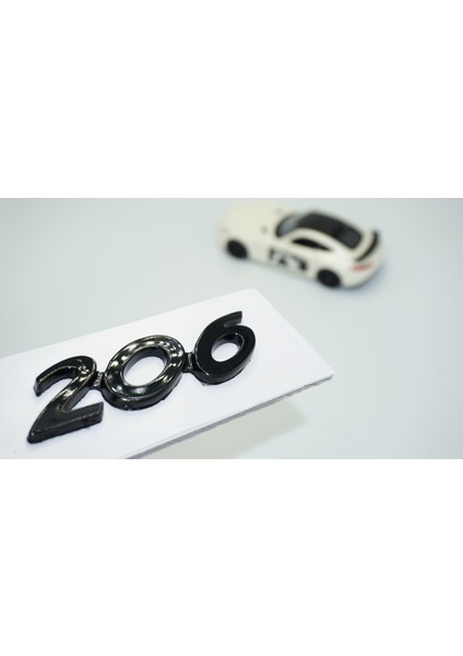 Peugeot 206 Bagaj 3m 3D Parlak Siyah Abs Logo Amblem fiyatları
