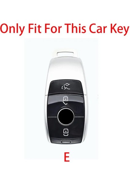 Mercedes Benz W213 Anahtar Kılıfı Siyah Gümüş Renk fiyatları