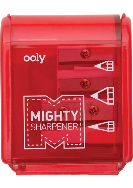 Kırmızı Ooly Mighty Kalemtıraş Kırmızı