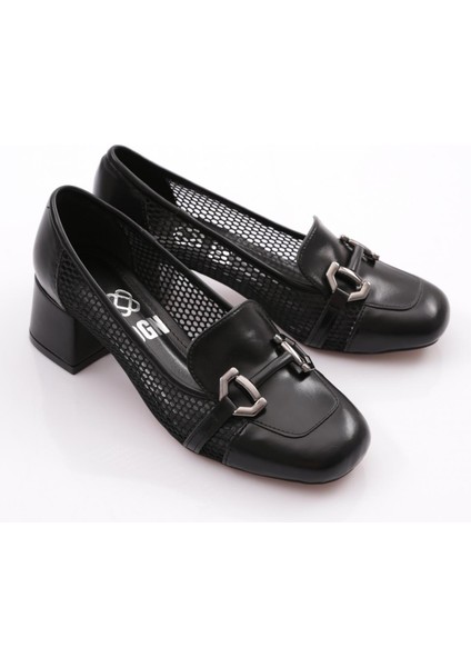 6552 Kadin Metal Aksesuarli Topuklu Ayakkabi fiyatları