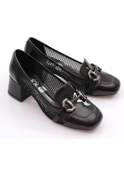 6552 Kadin Metal Aksesuarli Topuklu Ayakkabi fiyatları