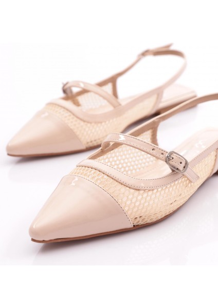 6004 Kadin Üstten Bağlamali Sivri Burun Babet fırsatları