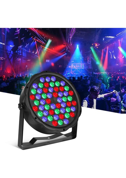 54 Filli Kutum x 1,5 LED Par Boyama Işık Çok Renkli Disko Işıkları Projektör Işık 54 Filli Kutum Ledli