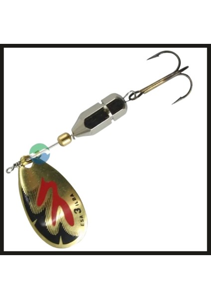 Uyguna-Yakala Altın/kırmızı-Siyah No:2 42242 Ilba ESA-KAŞ.185