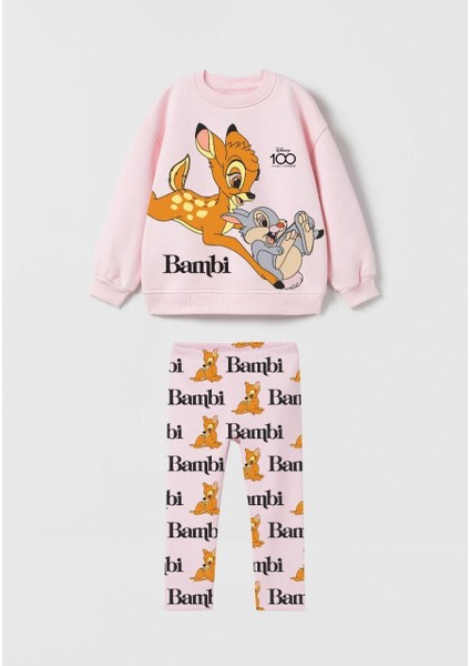 Bambi Geyik Tavşan Kız Çocuk Alt Üst Takım