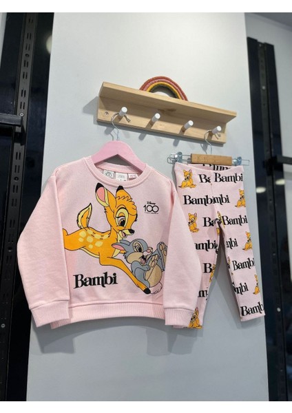 Bambi Geyik Tavşan Kız Çocuk Alt Üst Takım