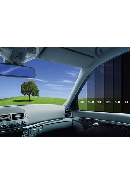 Cam Filmi Siyah Amerikan Çizilmez Açık Ton 75 cm x 8 Metre fırsatları