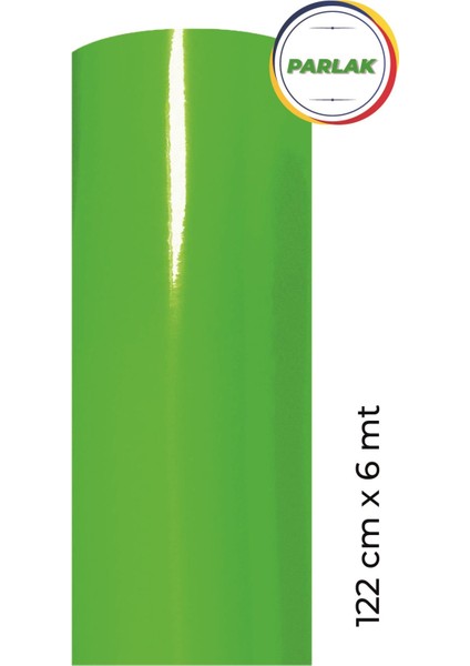 Parlak Yeşil Kendinden Yapışkanlı Kaplama Folyosu 122 CM X 6 MT