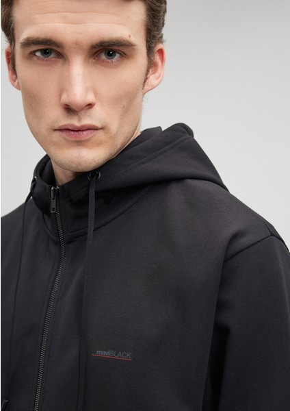 Black Kapüşonlu Fermuarlı Siyah Sweatshirt 0S10134-900 indirimleri