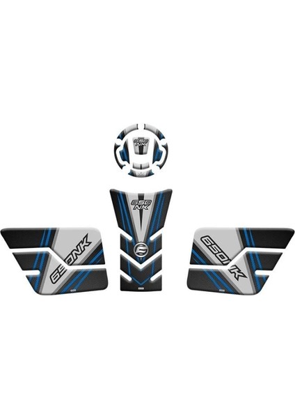 Cf Moto 650 Nk 2022-2023 Uyumlu Tank Pad Set