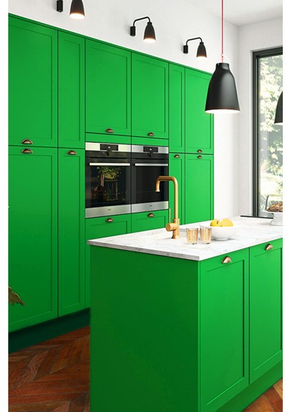Mat Yeşill Yapışkanlı Folyo 61 cm x 8 mt