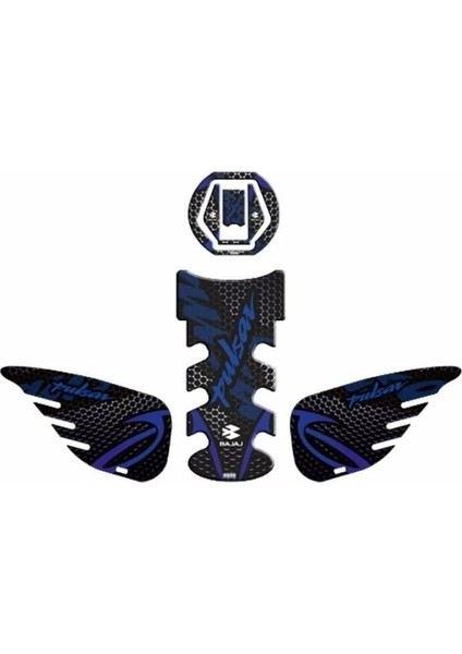 Bajaj Pulsar 2014-2023 Uyumlu Tank Pad Set