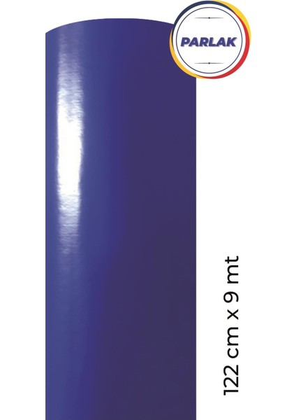 Parlak Lacivert Yapışkanlı Folyo 122 cm x 9 mt