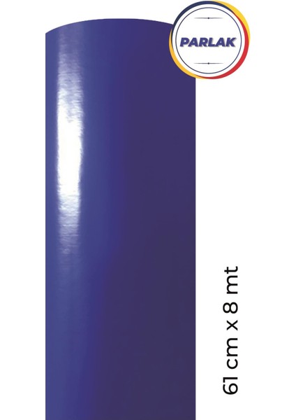 Parlak Lacivert Yapışkanlı Folyo 61 cm x 8 mt