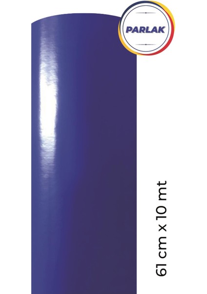 Parlak Lacivert Yapışkanlı Folyo 61 cm x 10 mt