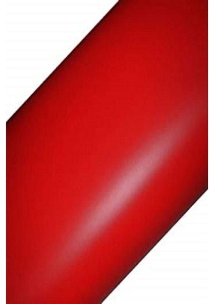 Mat Kırmızı Yapışkanlı Folyo 122 cm x 10 mt