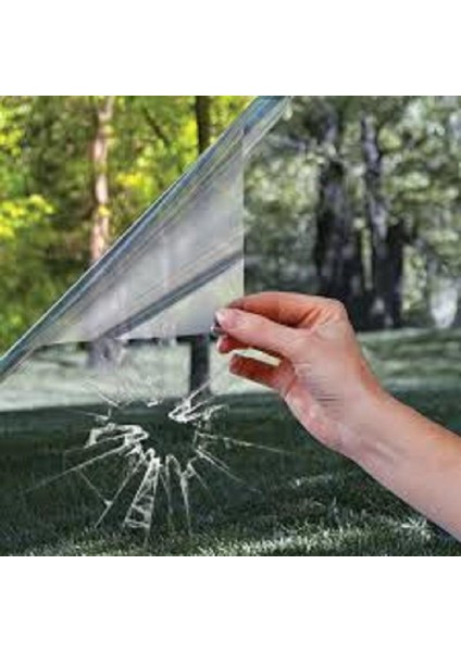 Güvenlik Cam Film Siyah Amerikan Çizilmez Açık Ton 50 cm x 5 Metre