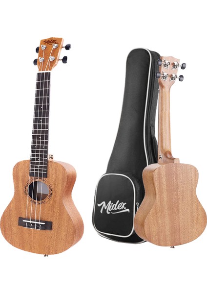 CT-24M Set Maun Concert Ukulele (Softcase Capo Metod Nota Sticker Askı Pena)