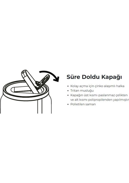 Isı Yalıtımlı Kutu Çelik Termos Matara 280ML Love modelleri