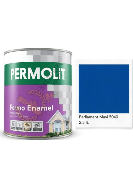 Enamel Sentetik Yağlı Boya Parliament Mavi 2.5 Lt.