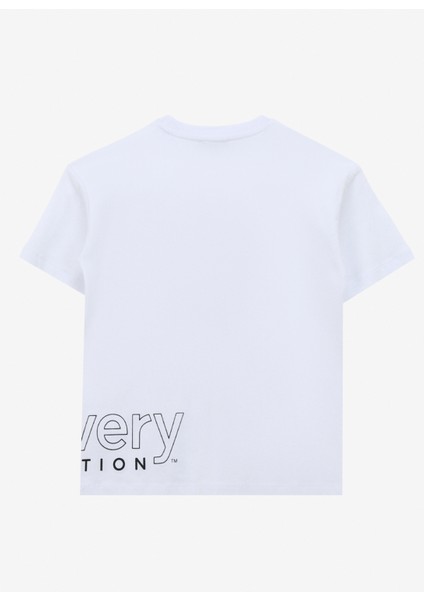 Baskılı Beyaz Erkek T-Shirt D4SB-TST3044 fiyatları