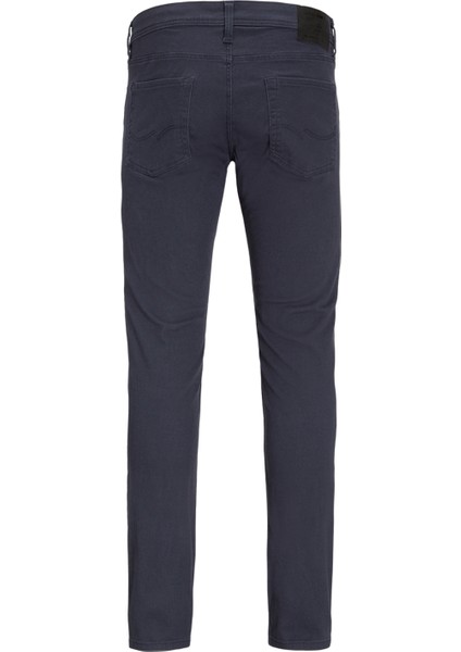 Jack & Jones Normal Bel Slim Fit Lacivert Erkek Denim Pantolon Jpstglenn Jjorıgınal Pant