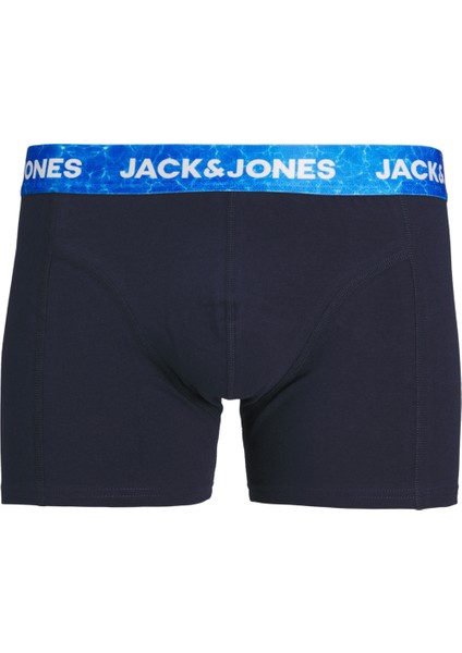 Lacivert Erkek Boxer Jacluca Solıd Trunk Sn Try