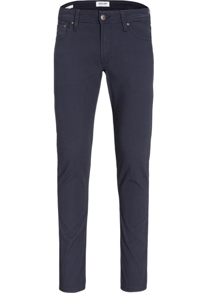 Jack & Jones Normal Bel Slim Fit Lacivert Erkek Denim Pantolon Jpstglenn Jjorıgınal Pant