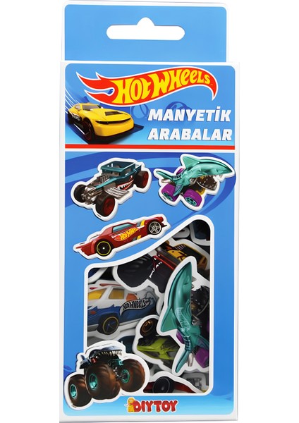 Hot Wheels Manyetik Arabalar Eğitici Oyuncak Magnet