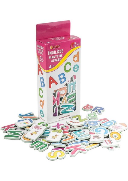 Manyetik Alfabe Buzdolabı Magnet Eğitici Oyuncak Seti