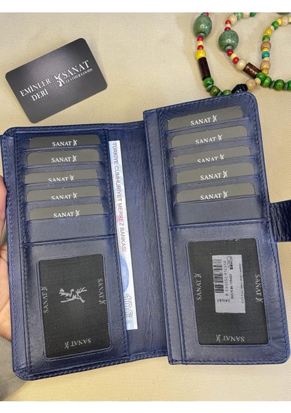 SL-2102 19CM×9,5CM Telefon Bölmeli Ehliyet/kimlik Bölmeli Deri Cüzdan Yeni Sezon Sanat Leather fiyatları