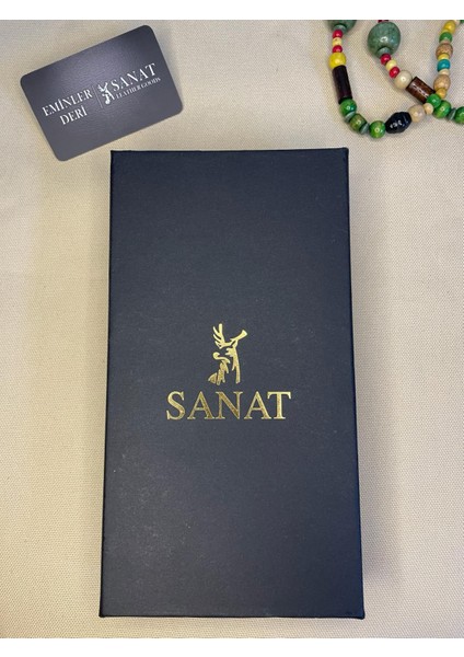 SANAT LEATHER SL-2102 19CM×9,5CM Telefon Bölmeli Ehliyet/kimlik Bölmeli  Deri Cüzdan Yeni Sezon Sanat Leather