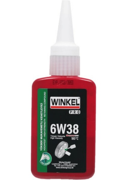 6W38 Yüksek Mukavemetli Sıkı Geçme 50 ml