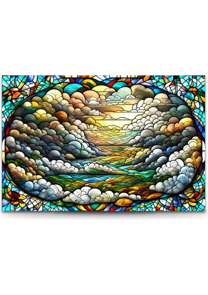 Mozaik Temperli Cam Duvar Tablosu fiyatları