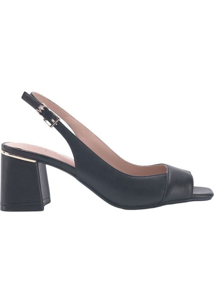 Kenay2 3fx Siyah Kadın Comfort Sandalet