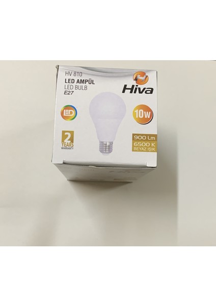 LED Ampul Beyaz 10 Watt Tasarruflu 3 Adet Set Halinde