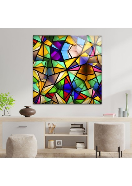 Lekeli Renkli Cam Duvar Tablosu indirimleri