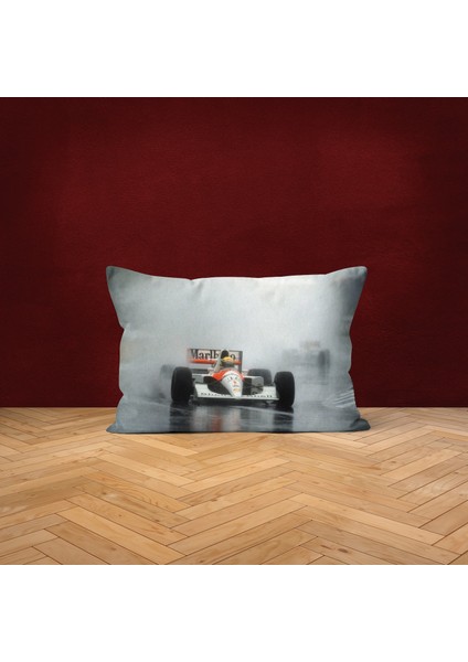 Rain Man / Ayrton Senna Çift Taraflı Yastık Kılıfı - 2 Adet