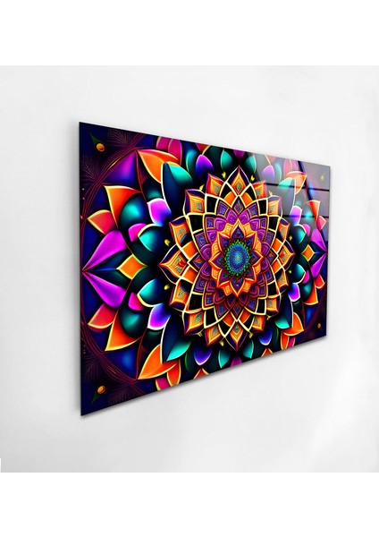 Mozaik Temperli Cam Duvar Tablosu modelleri