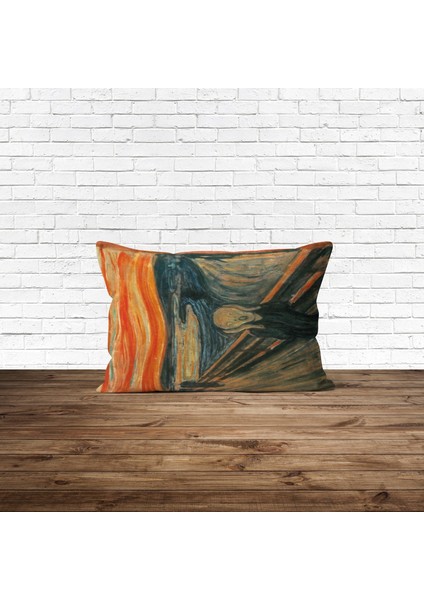 The Scream - Çığlık Çift Taraflı Yastık Kılıfı - 2 Adet
