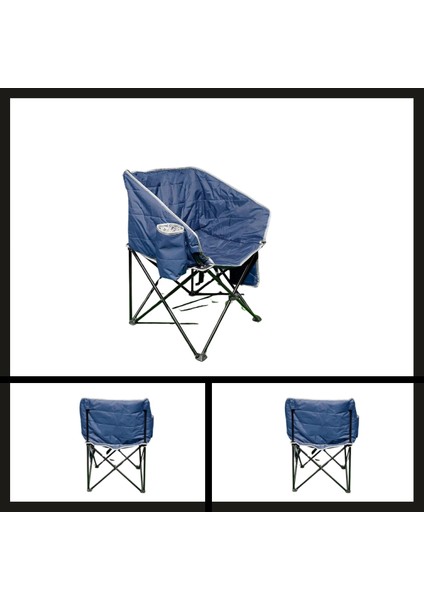 Uyguna-Yakala Lacivert Argeus Balcony Comfort Katlanabilir Kamp SANDALYESI-TAB.075