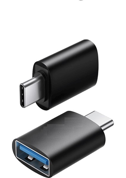 Type-C To USB Dönüştürücü Adaptör Mini Otg Hızlı Data Şarj Aparatı Uyumlu