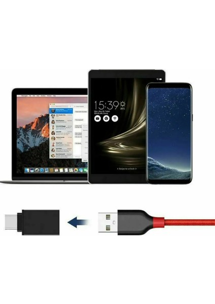 Type-C To USB Dönüştürücü Adaptör Mini Otg Hızlı Data Şarj Aparatı Uyumlu